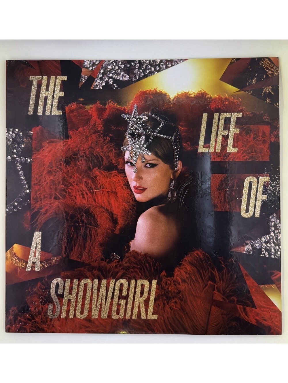 Taylor Swift Life of a Showgirl Tiny Bubbles Champagne Pearlescent Vinyl SEALED